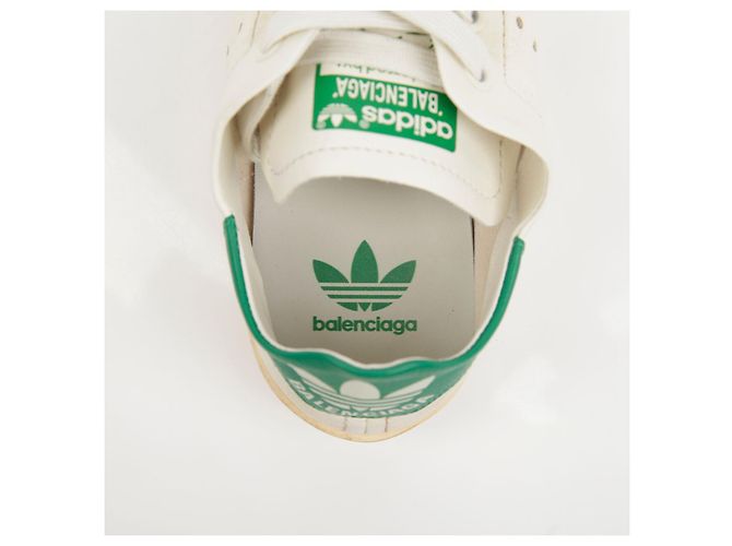 Balenciaga Baskets Adidas Stan Smith Taille Blanc - vue 15