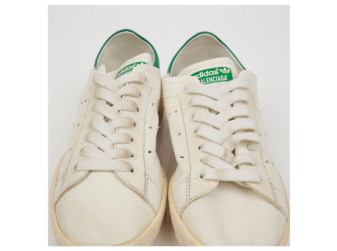 Balenciaga Baskets Adidas Stan Smith Taille Blanc - vue 6