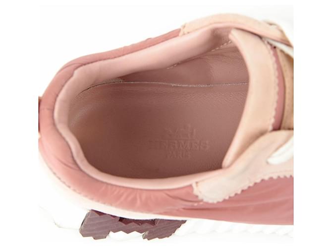 Hermès Baskets Bouncing Rose - vue 10