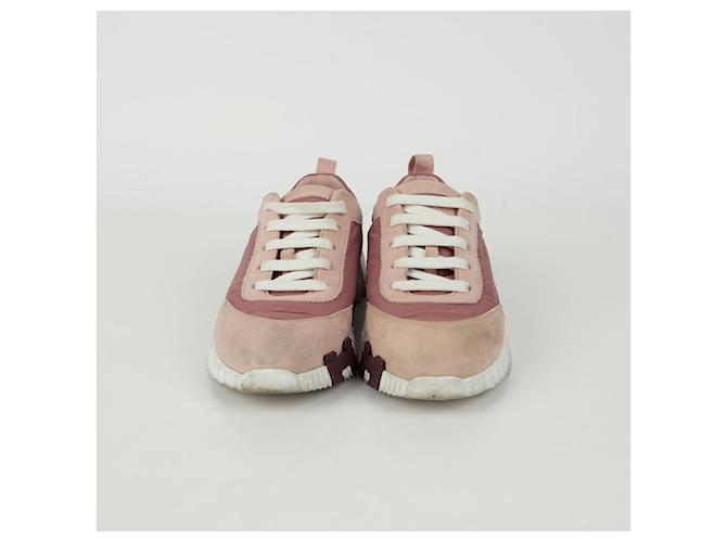 Hermès Baskets Bouncing Rose - vue 2