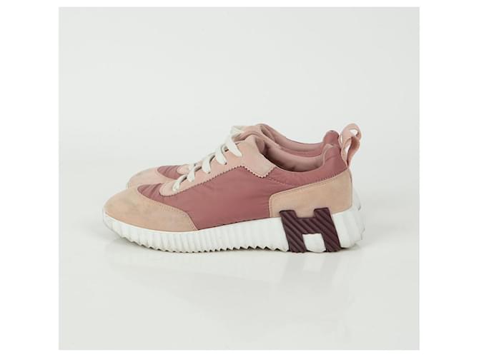 Hermès Baskets Bouncing Rose - vue 4
