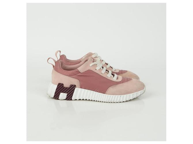 Hermès Baskets Bouncing Rose - vue 6
