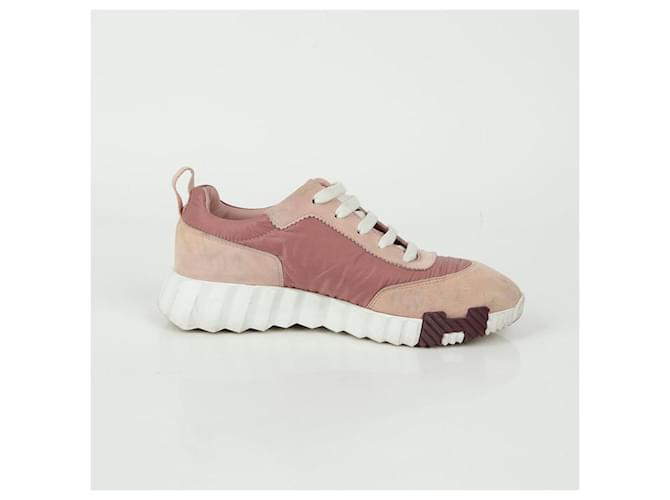 Hermès Baskets Bouncing Rose - vue 8