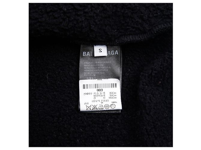 Balenciaga Sudadera Techno con Cremallera Talla Negro - vista 12