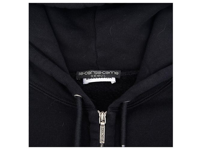 Balenciaga Sudadera Techno con Cremallera Talla Negro - vista 4