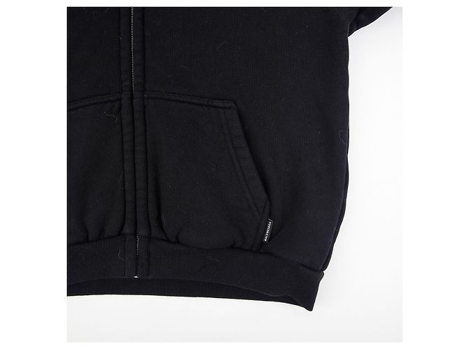Balenciaga Sudadera Techno con Cremallera Talla Negro - vista 7