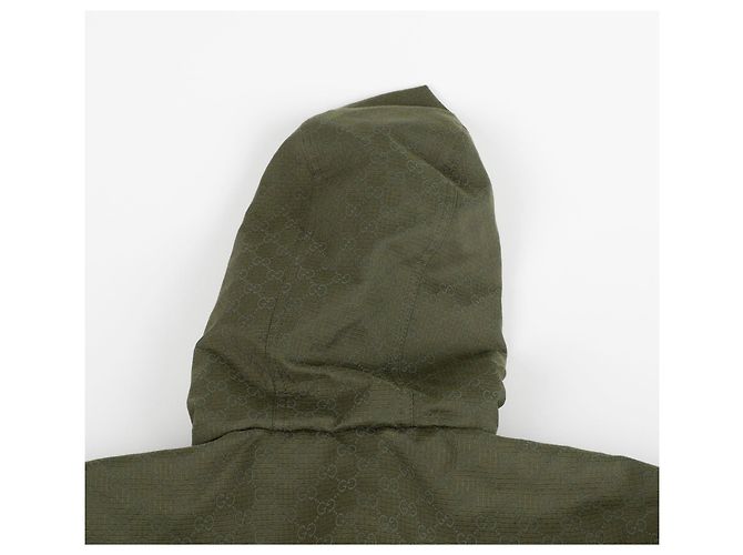 Gucci Giacca con cappuccio in ribstop Marrone - vista 12