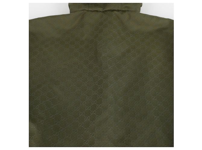 Gucci Giacca con cappuccio in ribstop Marrone - vista 13