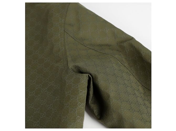 Gucci Giacca con cappuccio in ribstop Marrone - vista 15