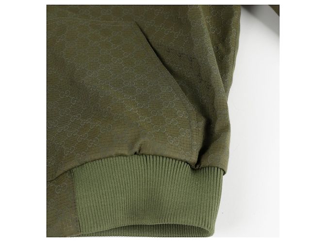 Gucci Giacca con cappuccio in ribstop Marrone - vista 7