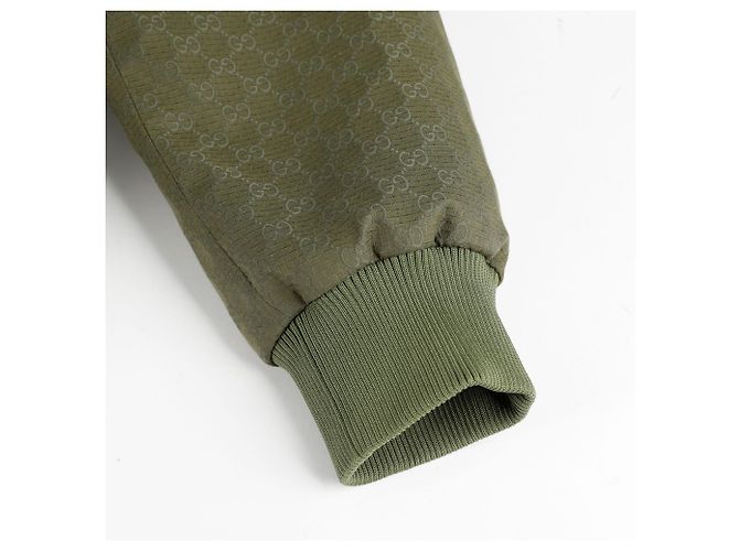 Gucci Giacca con cappuccio in ribstop Marrone - vista 8