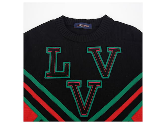 Louis Vuitton XL Size Logo Strick Rot - Ansicht 3