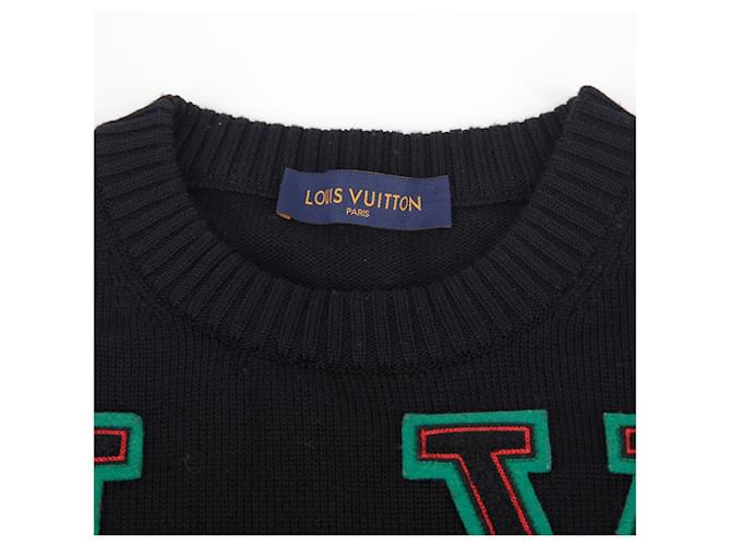 Louis Vuitton XL Size Logo Strick Rot - Ansicht 4
