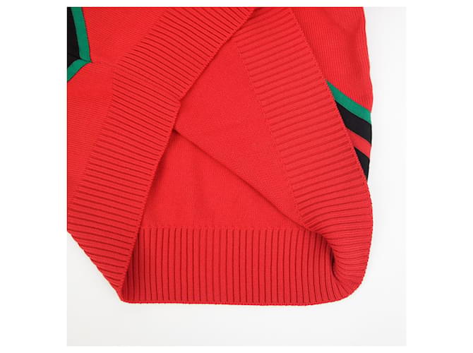 Louis Vuitton XL Size Logo Strick Rot - Ansicht 8