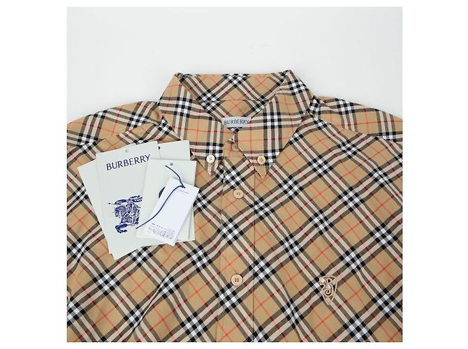 Burberry Karohemd Größe XL Braun - Ansicht 3