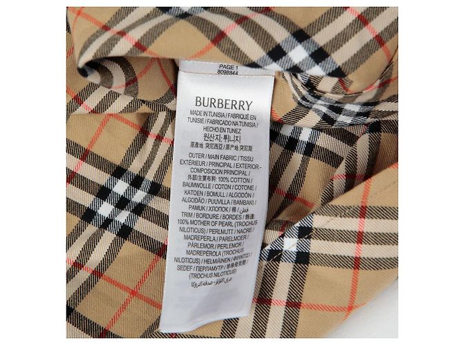 Burberry Karohemd Größe XL Braun - Ansicht 9
