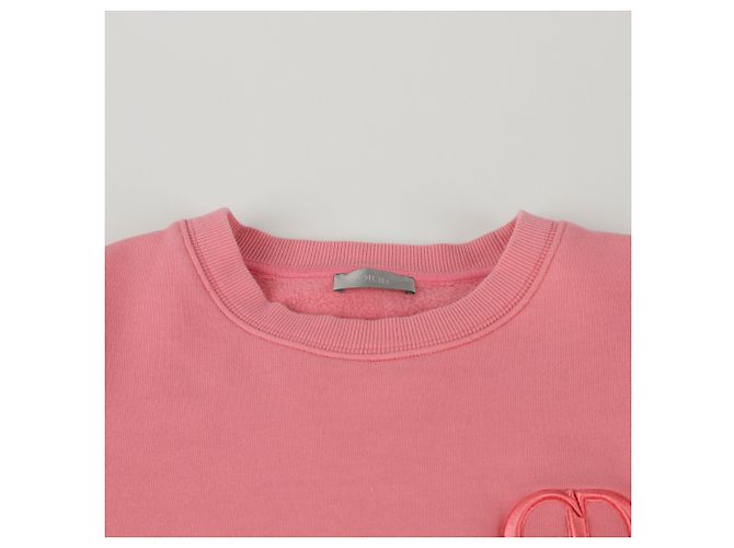 Dior Size CD Logo Sweatshirt Pink - view 4