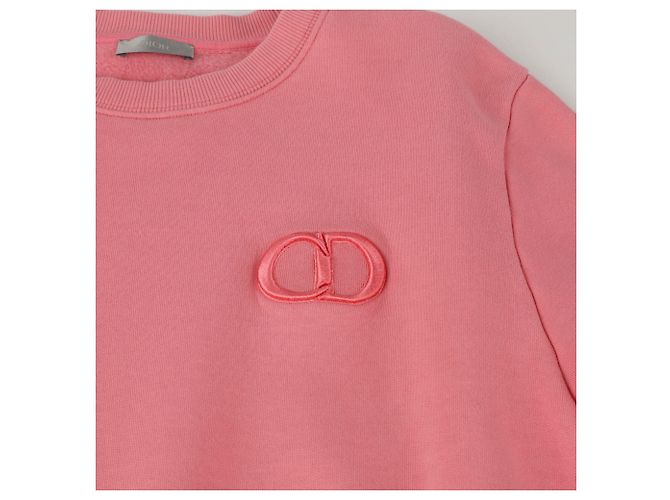 Dior Size CD Logo Sweatshirt Pink - view 5