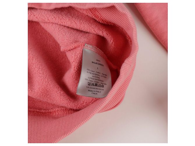 Dior Size CD Logo Sweatshirt Pink - view 9