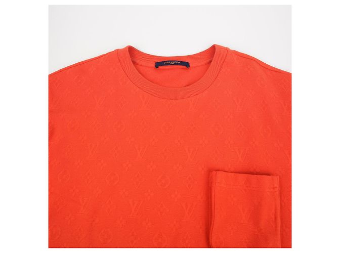 Louis Vuitton T-shirt con tasca e logo taglia Arancione - vista 3