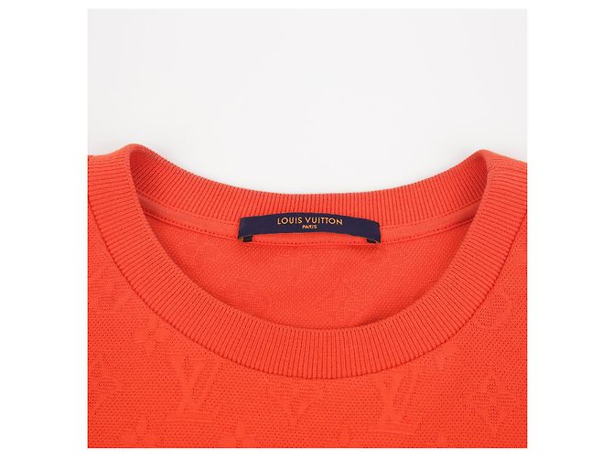 Louis Vuitton T-shirt con tasca e logo taglia Arancione - vista 4