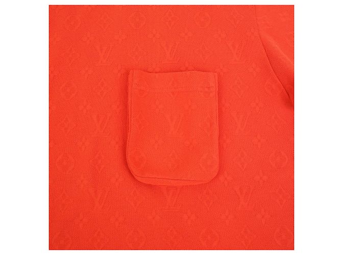 Louis Vuitton T-shirt con tasca e logo taglia Arancione - vista 5