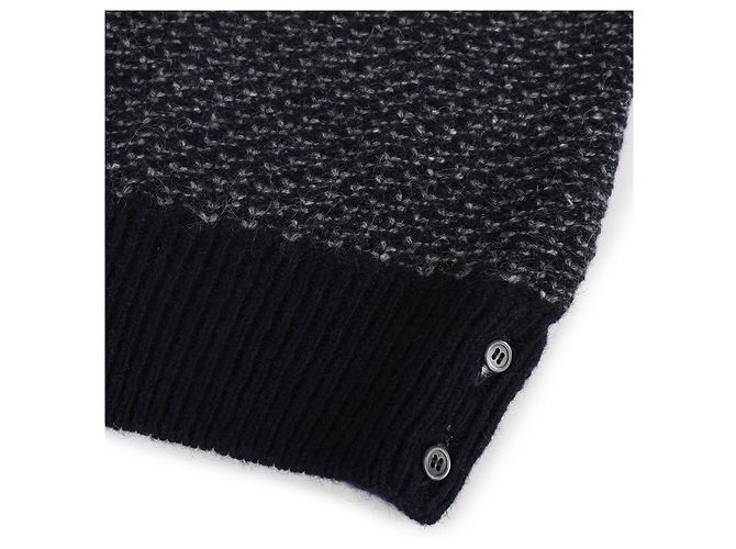 Thom Browne Maglione in tweed di mohair con cucitura tonale a righe - vista 10