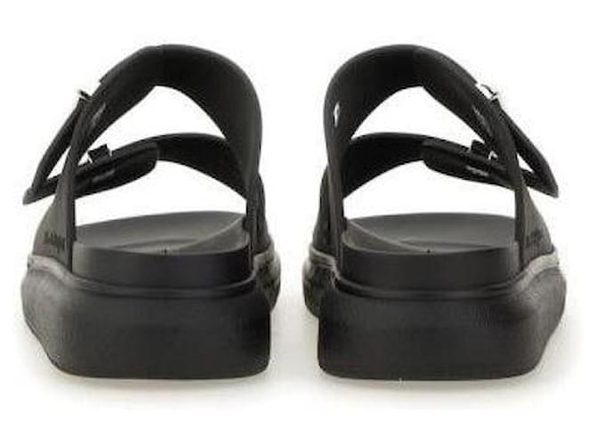 Alexander Mcqueen Slide Ibrido Nero - vista 7