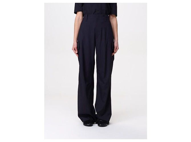 Bottega Veneta Pantalones cargo de lana fina Azul - vista 4