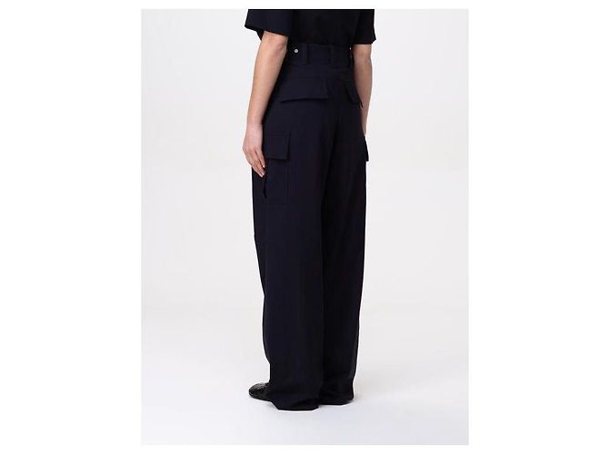 Bottega Veneta Pantalones cargo de lana fina Azul - vista 6