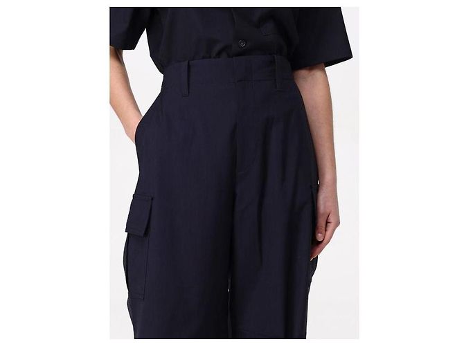Bottega Veneta Pantalones cargo de lana fina Azul - vista 8