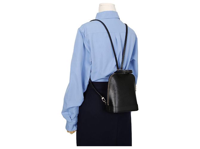 Louis Vuitton Zaino Alma Nero - vista 11