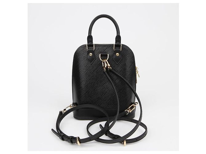 Louis Vuitton Zaino Alma Nero - vista 4