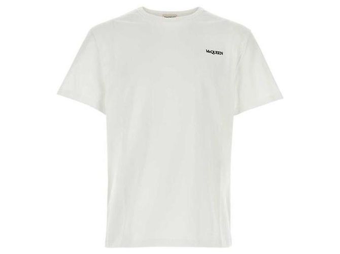 Alexander Mcqueen T-shirt con logo riflettente - vista 4