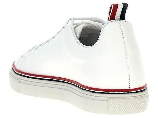 Thom Browne Sneakers in pelle di vitello foderate Bianco - vista 6