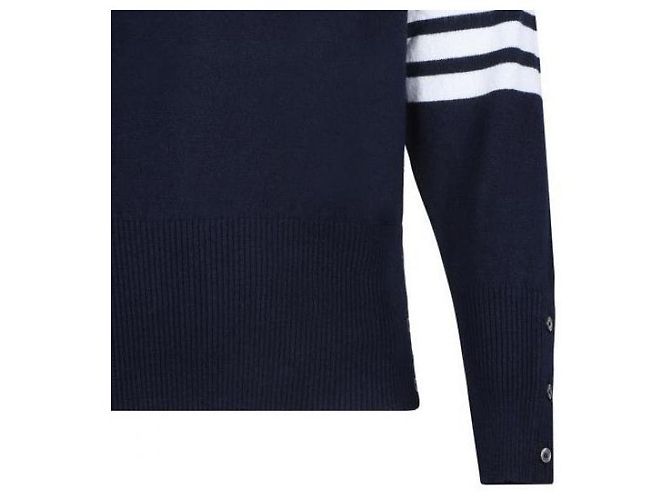 Thom Browne Classic Cashmere Pullover Knit - view 7