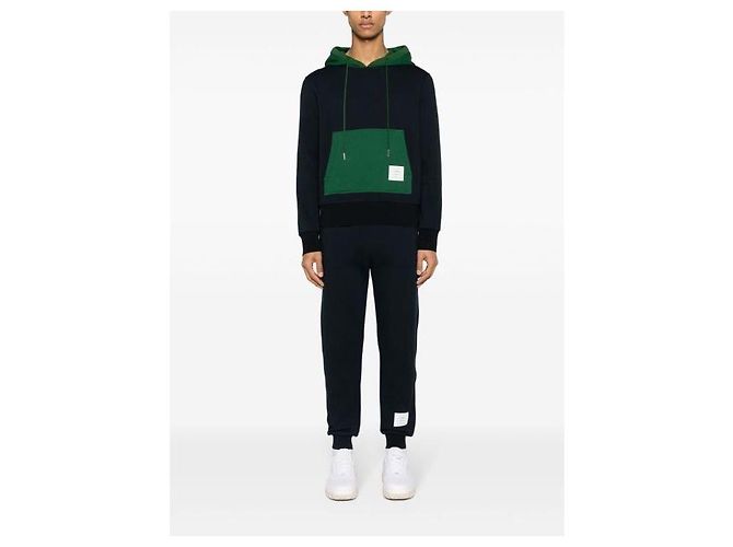 Thom Browne Bürstete Farbblock-Sweatpants Blau - Ansicht 5