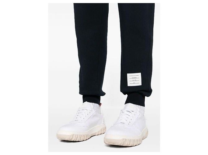 Thom Browne Bürstete Farbblock-Sweatpants Blau - Ansicht 6