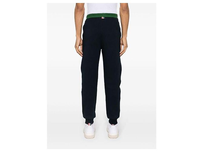 Thom Browne Bürstete Farbblock-Sweatpants Blau - Ansicht 8