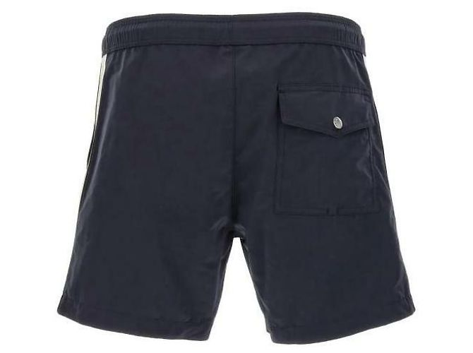 Moncler Pantaloni da bagno con patch logo - vista 5