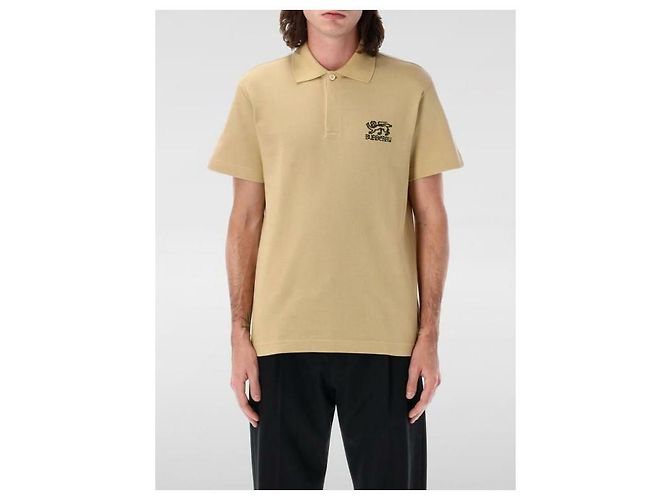 Burberry Polo con Logo a Maniche Corte - vista 4