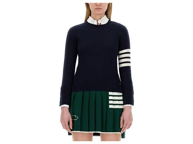 Thom Browne Classic Cashmere Pullover Knit - view 4