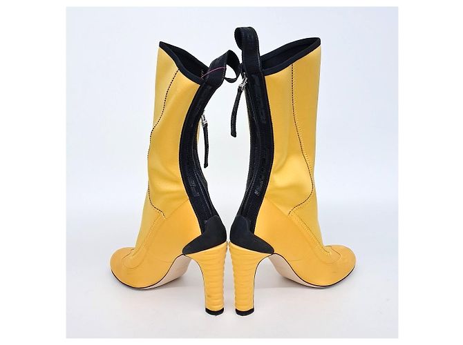 Botas Fendi Amarillo - vista 3