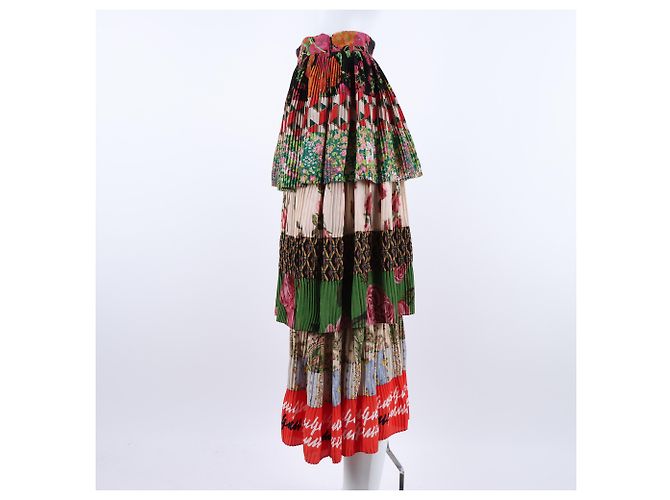 Falda de seda Gucci Multicolor - vista 2