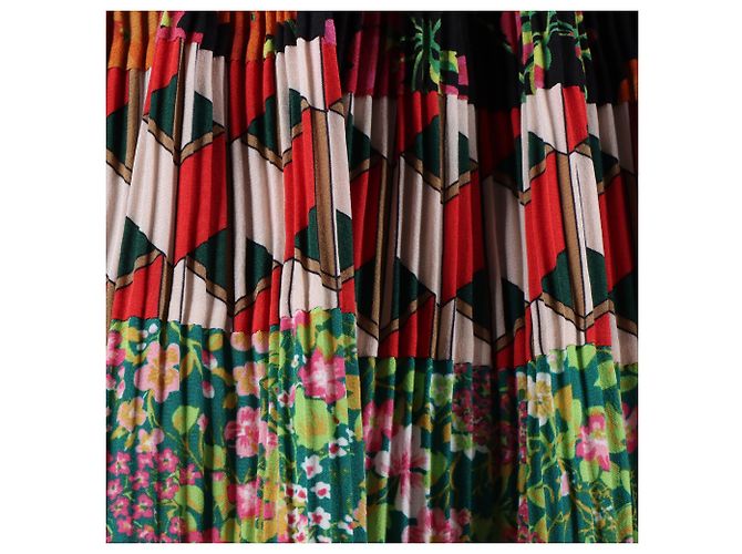 Falda de seda Gucci Multicolor - vista 4