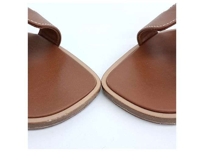 Hermès Sandali Oran Hermes Marrone - vista 2
