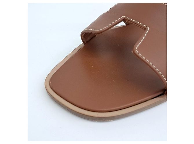 Hermès Sandali Oran Hermes Marrone - vista 5