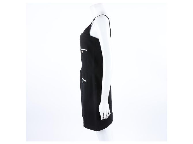 Vestido de punto sin mangas Chanel Negro - vista 2