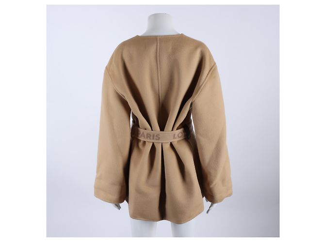 Abrigo Wrap Doble Cara Louis Vuitton Castaño - vista 3