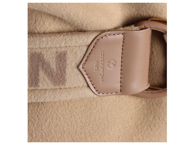 Abrigo Wrap Doble Cara Louis Vuitton Castaño - vista 4